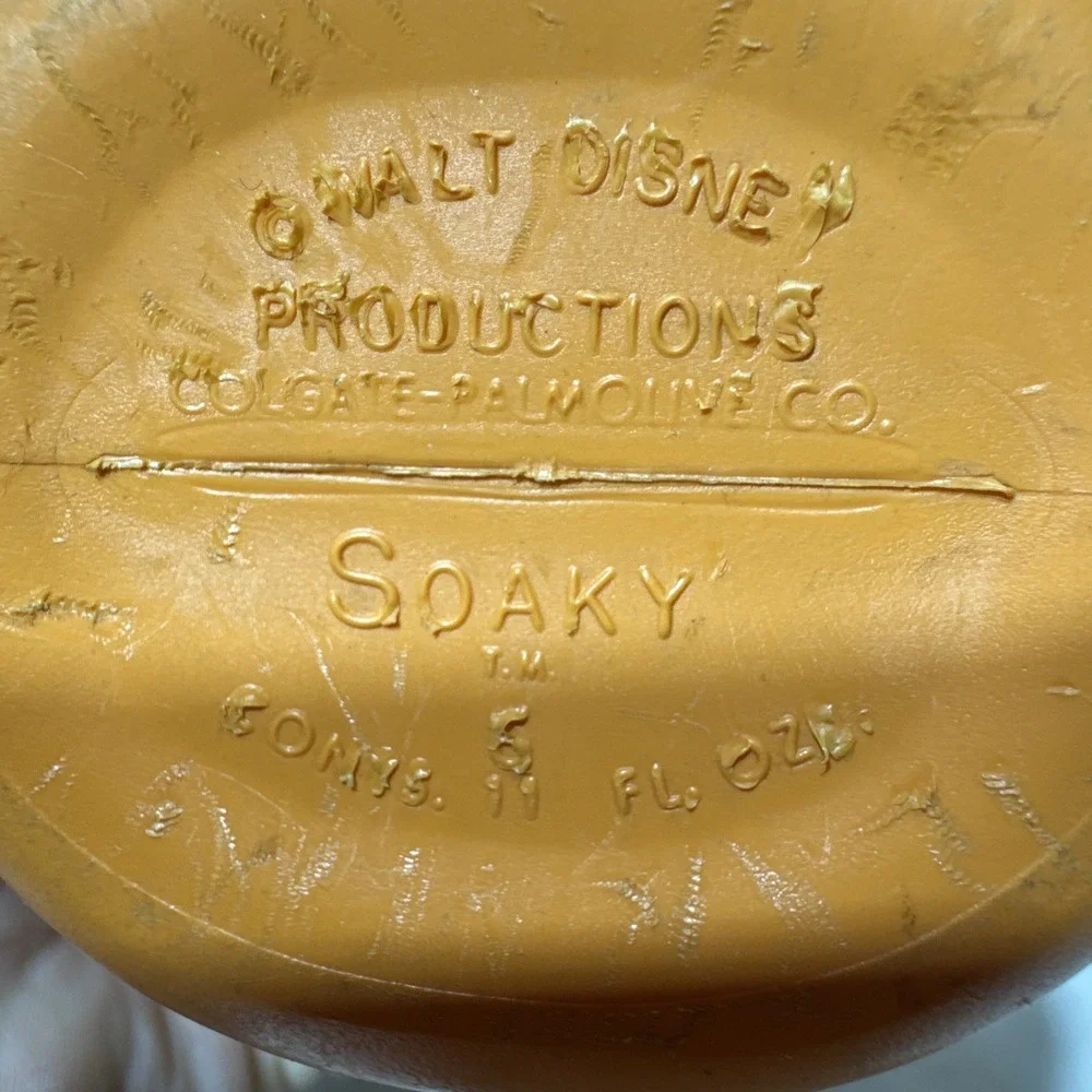Vintage‎ 1960s Soaky Bubble Bath Pluto Collectible Colgate Palmolive